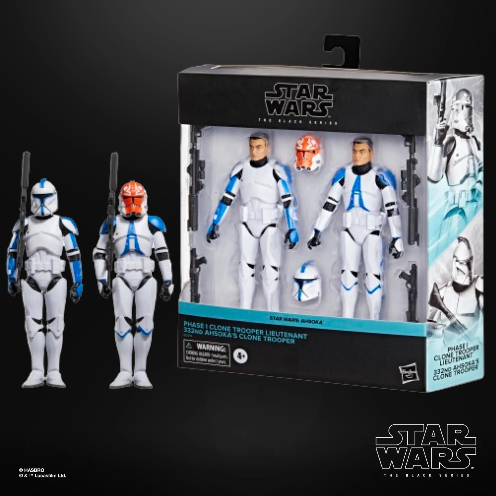 Star Wars Black Series - Ahsoka - Phase I Clone Trooper Lieutenant & 332nd Ahsoka’s Clone Trooper