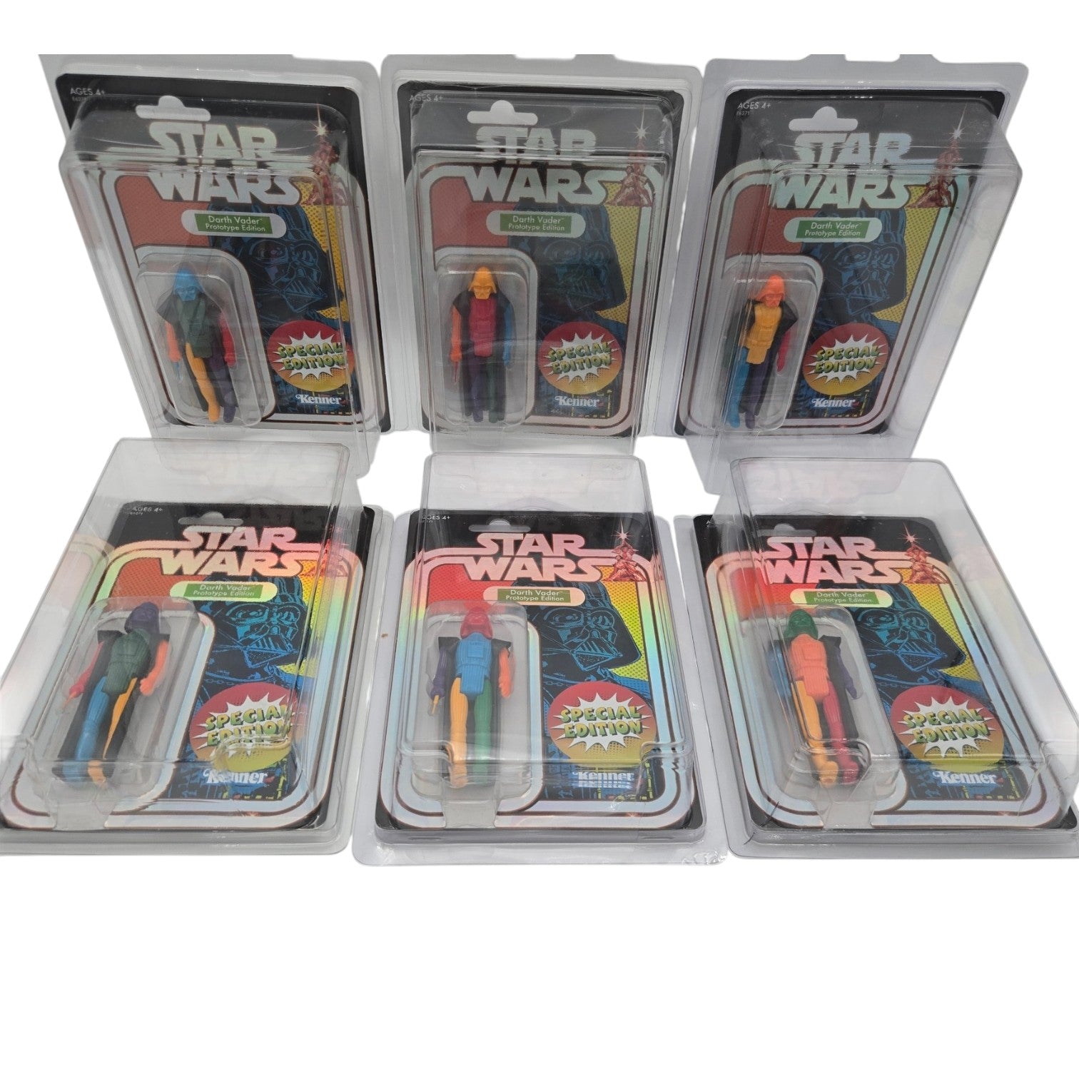 Star Wars Retro Collection - Darth Vader (Prototyp Edition ) 6er-Pack Special Edition im Schutzblister