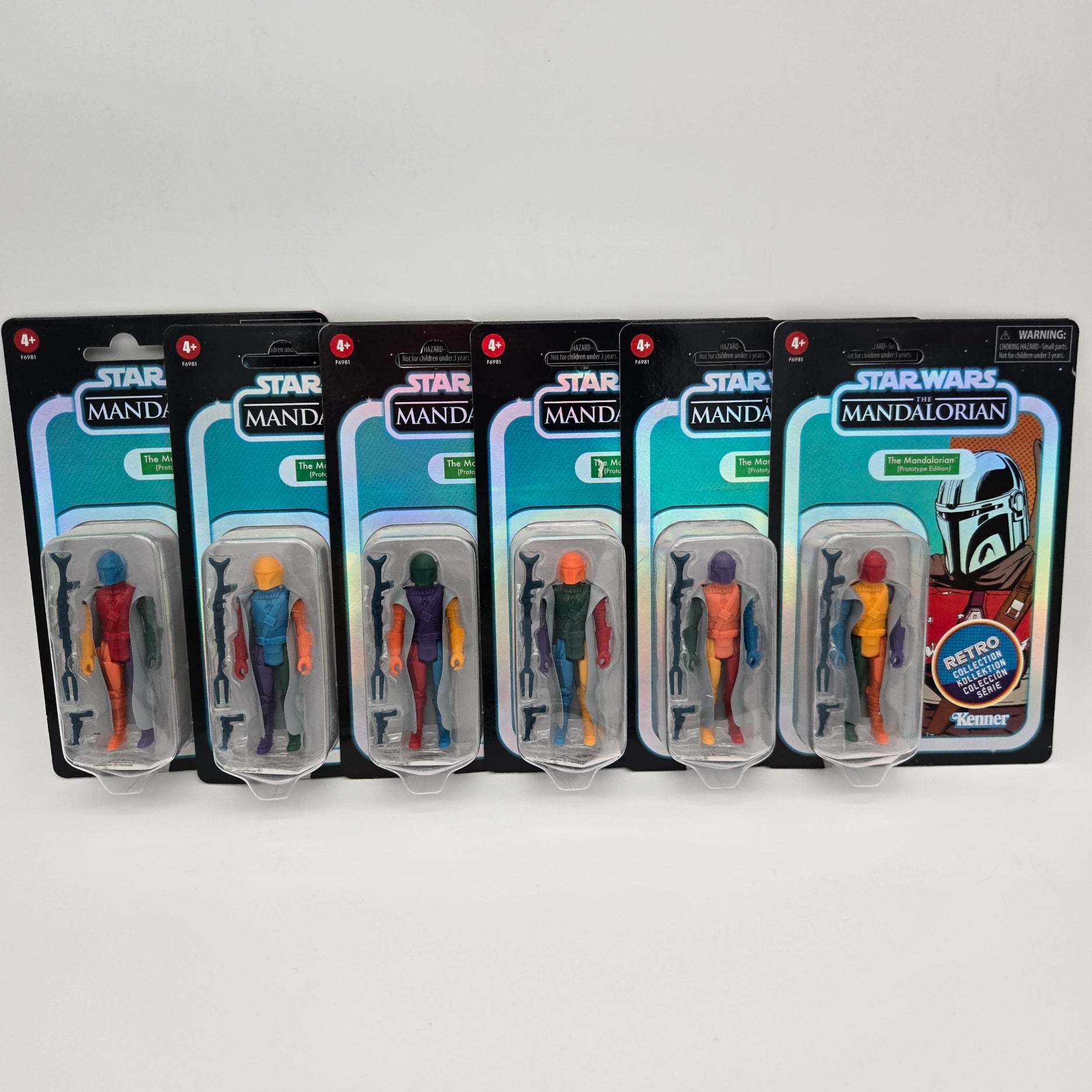 Star Wars Retro Collection - The Mandalorian (Prototyp Edition ) 6er-Pack (auch einzeln)
