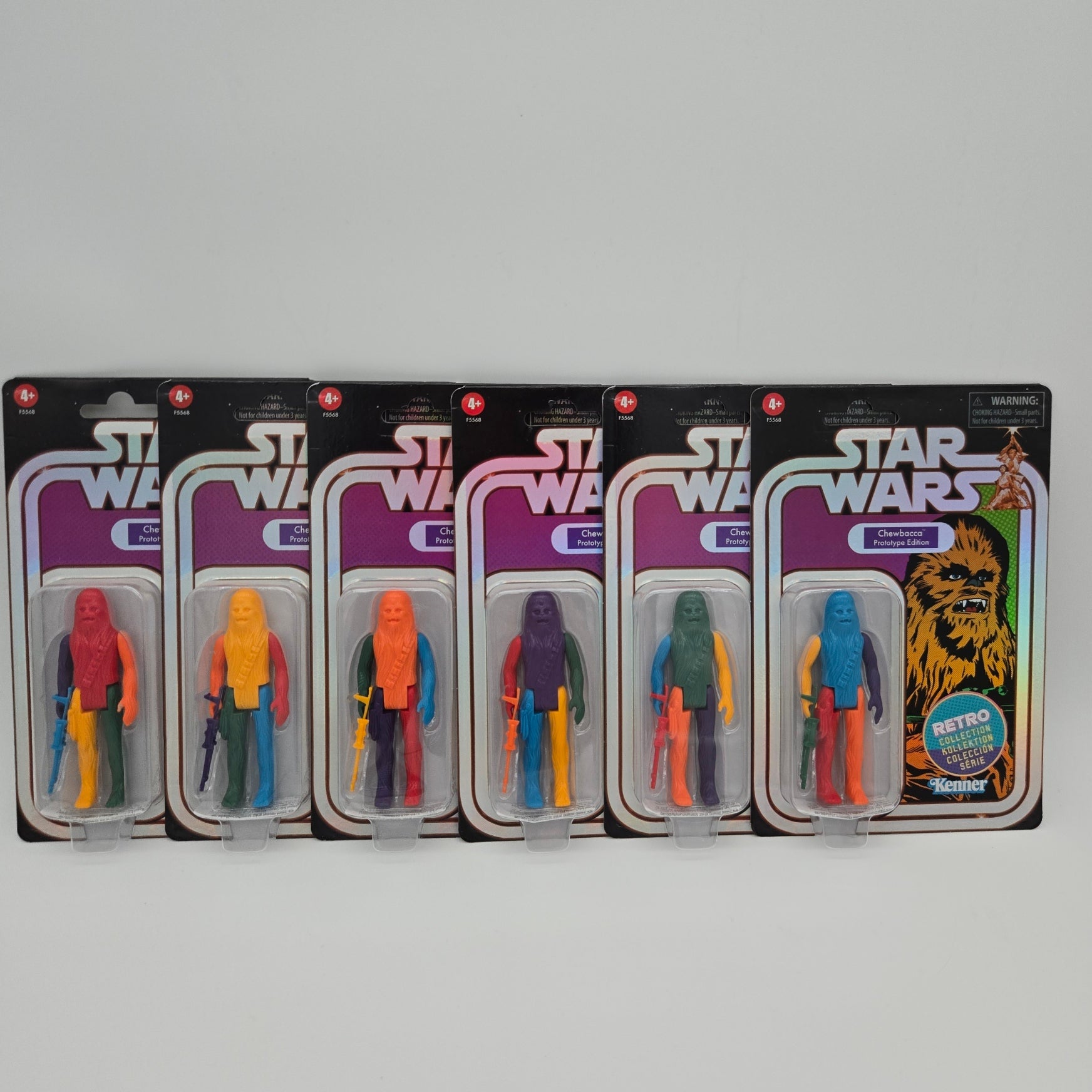 Star Wars Retro Collection - Chewbacca (Prototyp Edition ) 6er-Pack (auch einzeln)