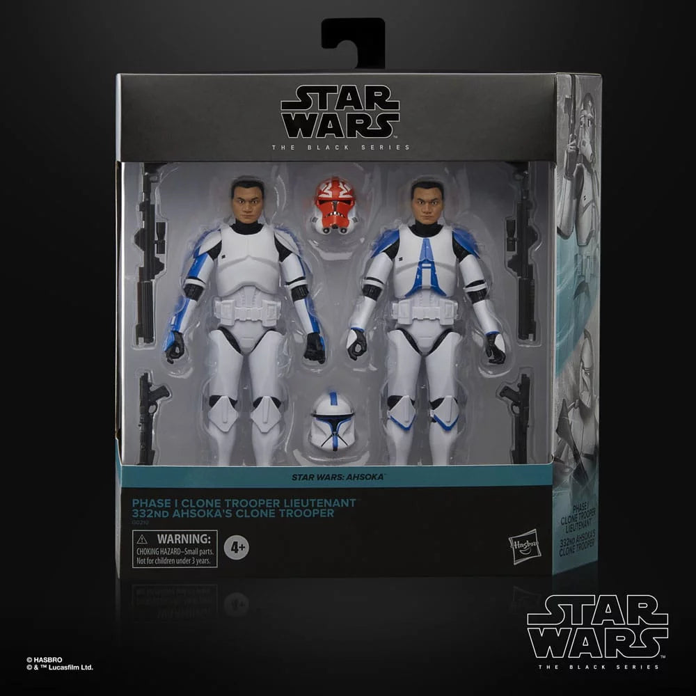 Star Wars Black Series - Ahsoka - Phase I Clone Trooper Lieutenant & 332nd Ahsoka’s Clone Trooper