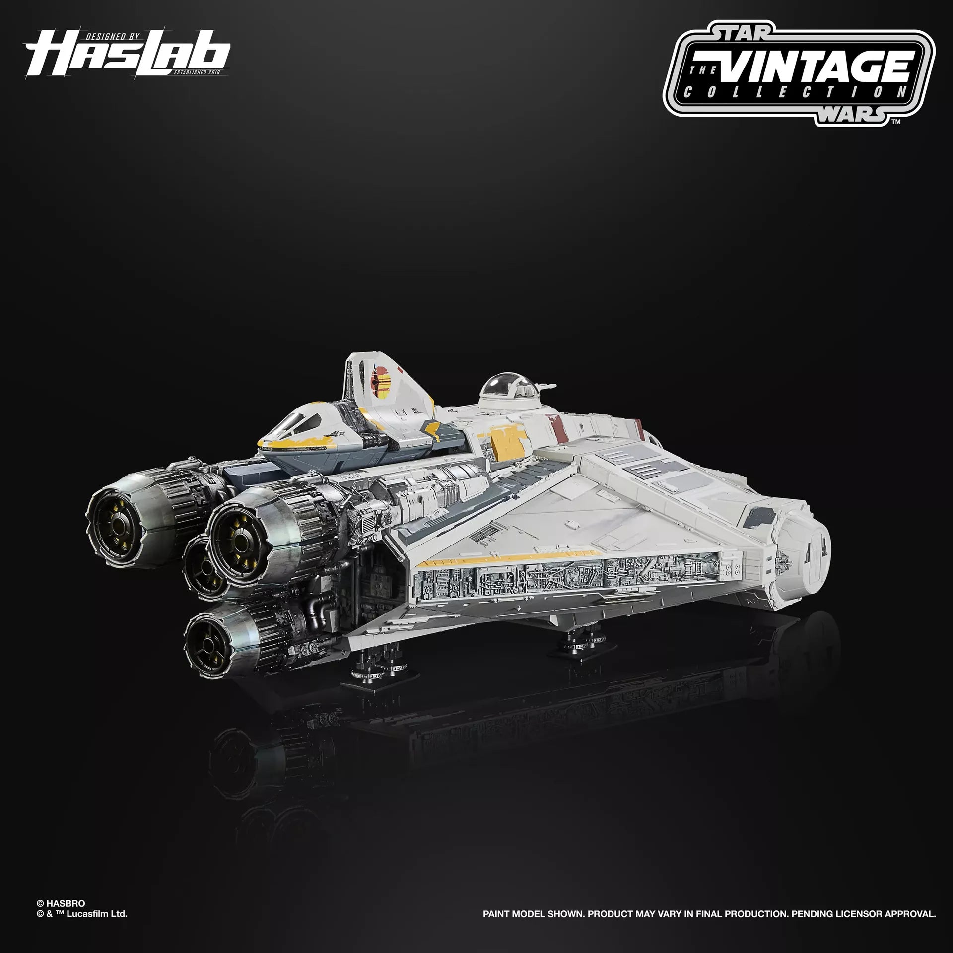 Star Wars Vintage Collection - Ahsoka - The Ghost (inkl. Figuren und Zubehör)