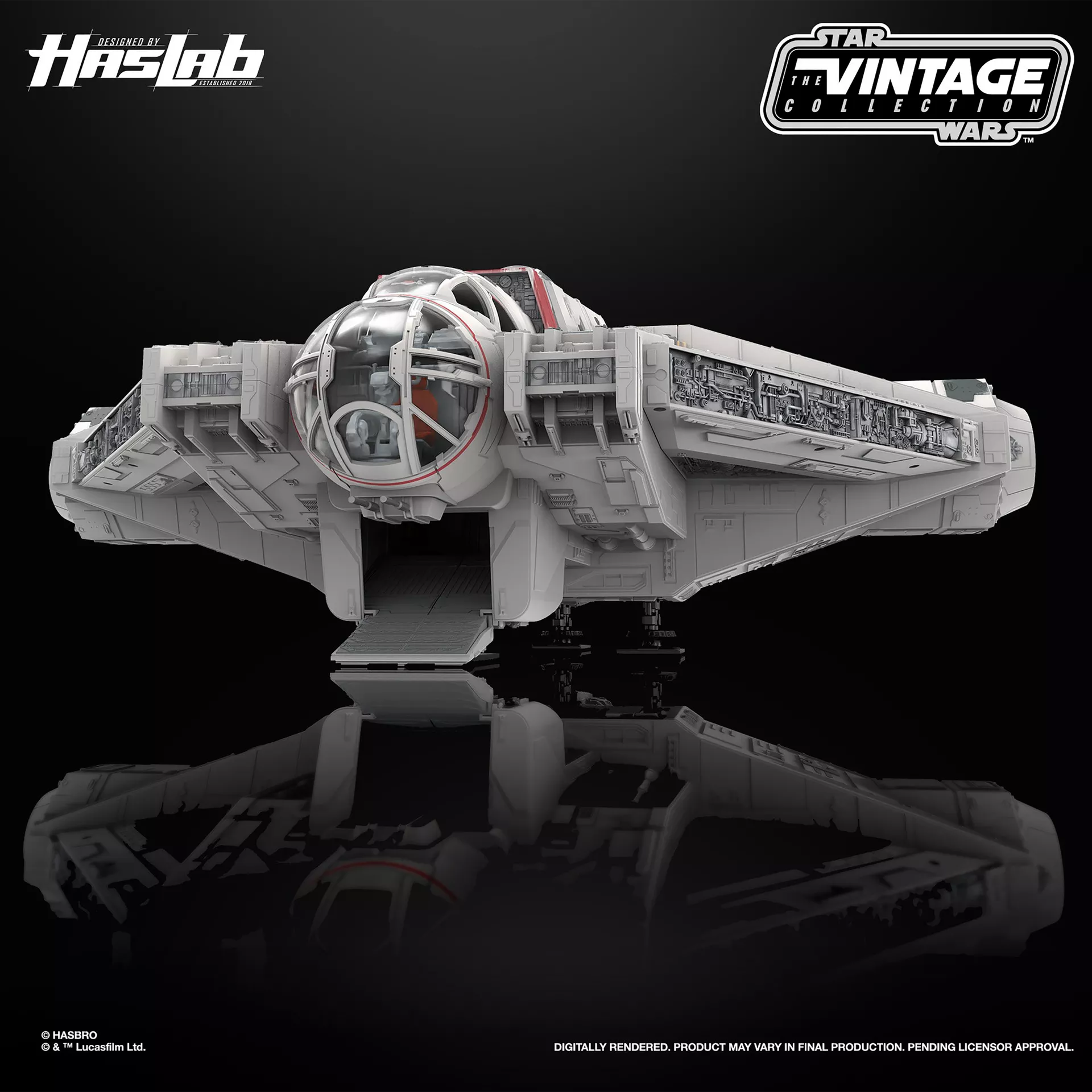 Star Wars Vintage Collection - Ahsoka - The Ghost (inkl. Figuren und Zubehör)