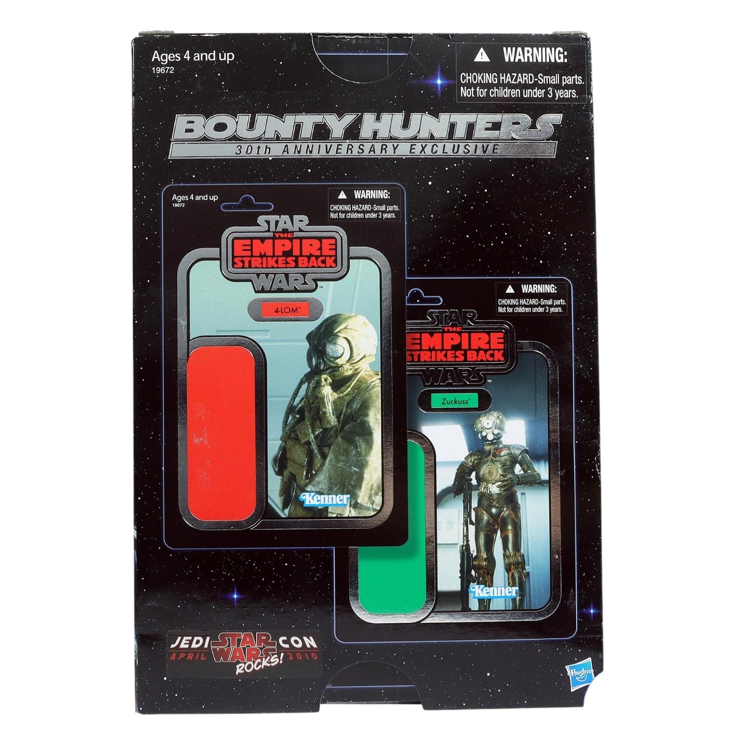 Star Wars Vintage Collection - Bounty Hunters Pack - 30th Anniv.- 4 Lom & Zuckuss im Schutzblister