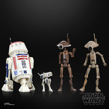 Star Wars The Mandalorian Nr. 46 – Black Series Actionfiguren R5-D4, BD-72 & Pit Droids (4-Pack) – 15 cm