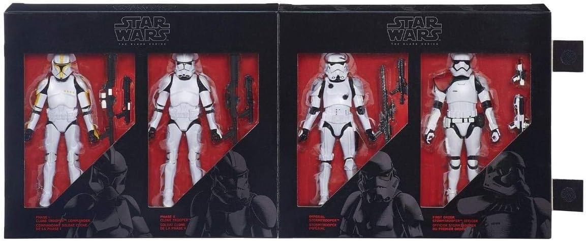 Trooper Evolution 4-Pack – Star Wars Black Series 6" Figuren Set