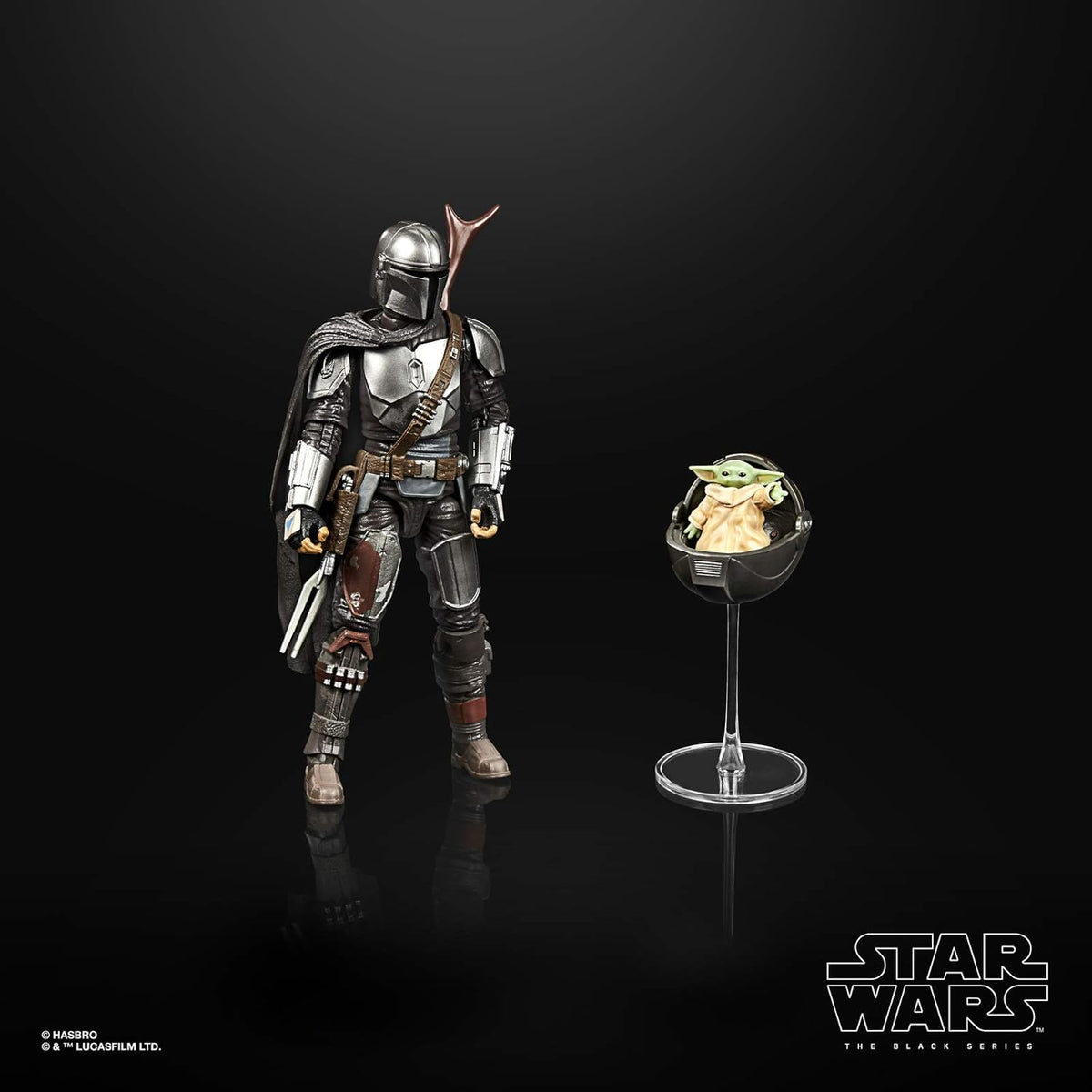 Star Wars The Mandalorian Nr. 5 - Black Series Actionfigur Din Djarin & The Child - 15 cm