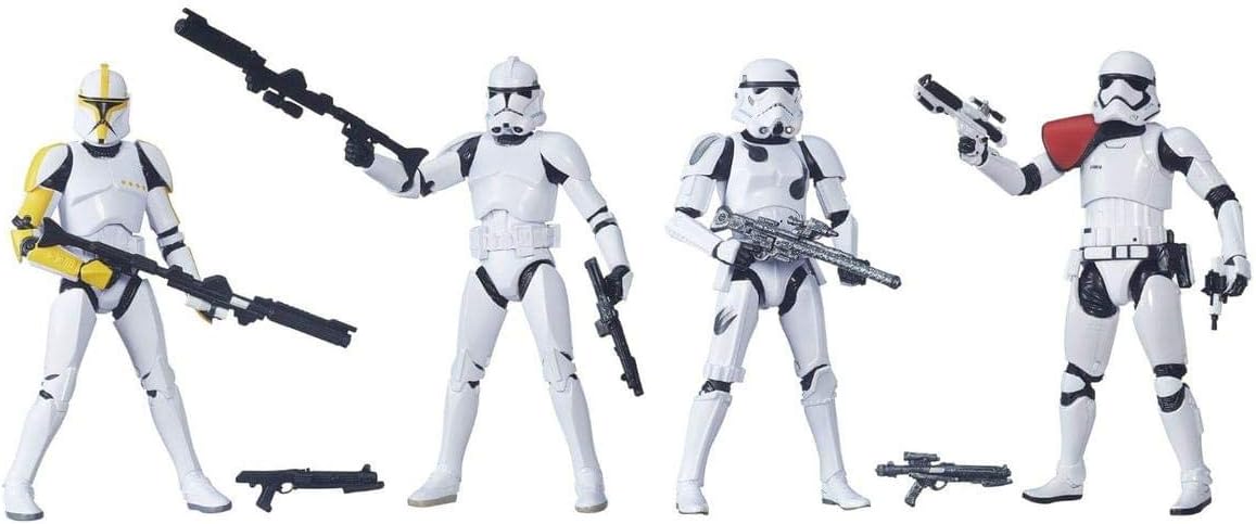 Trooper Evolution 4-Pack – Star Wars Black Series 6" Figuren Set