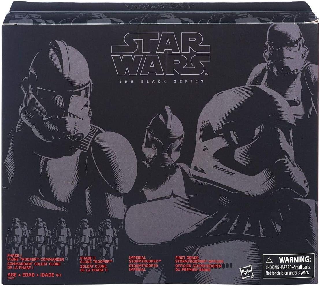 Trooper Evolution 4-Pack – Star Wars Black Series 6" Figuren Set
