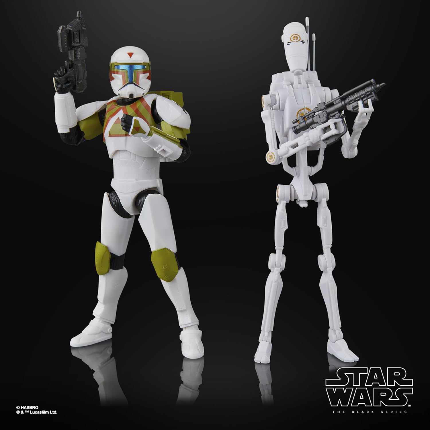 Star Wars Black Series - Battlefront 2 - Clone Commando (Urban Fighter) & B1 Battle Droid (Training)