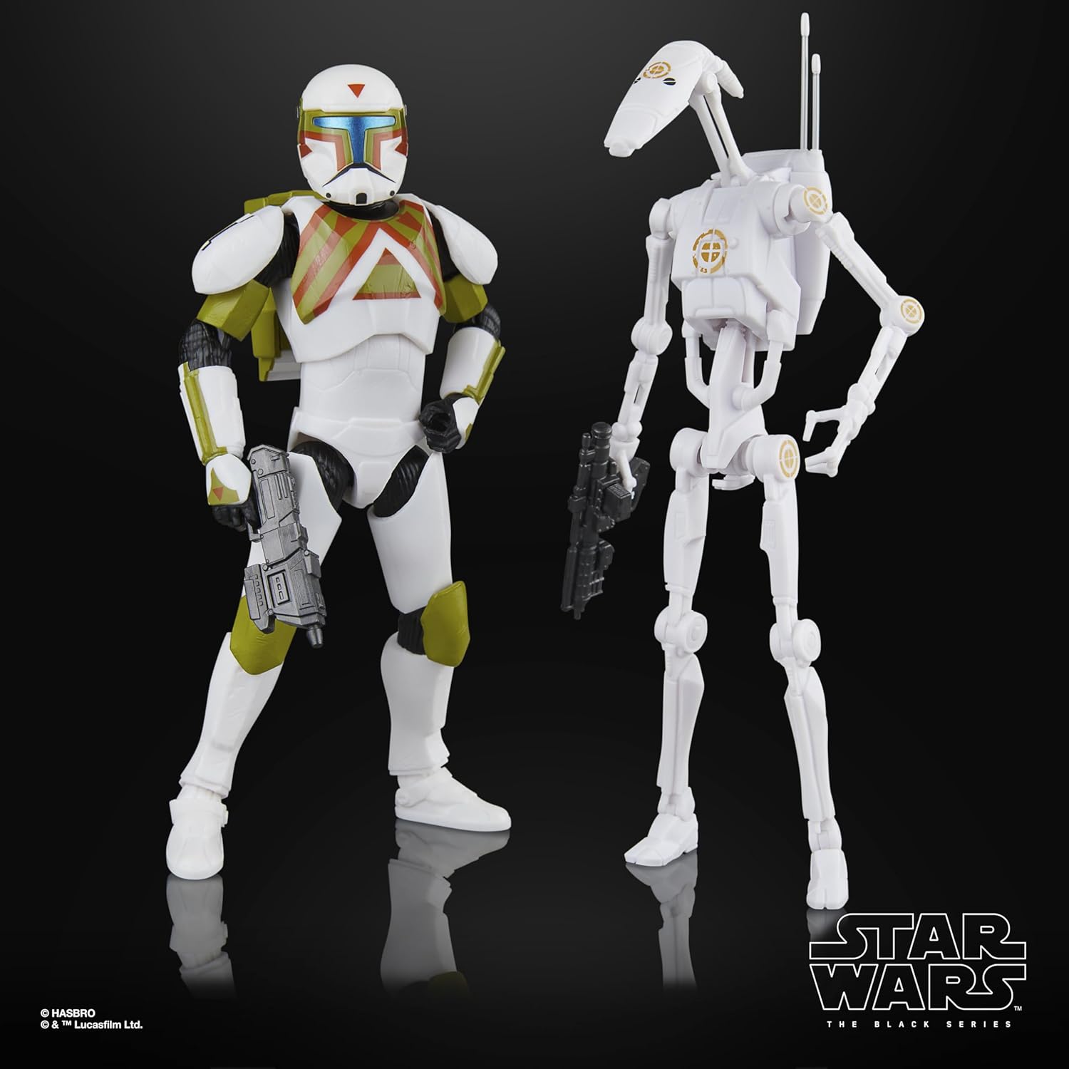 Star Wars Black Series - Battlefront 2 - Clone Commando (Urban Fighter) & B1 Battle Droid (Training)