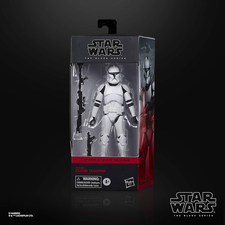 Star Wars Attack of the Clones #02 – Clone Trooper (Phase I) | Black Series