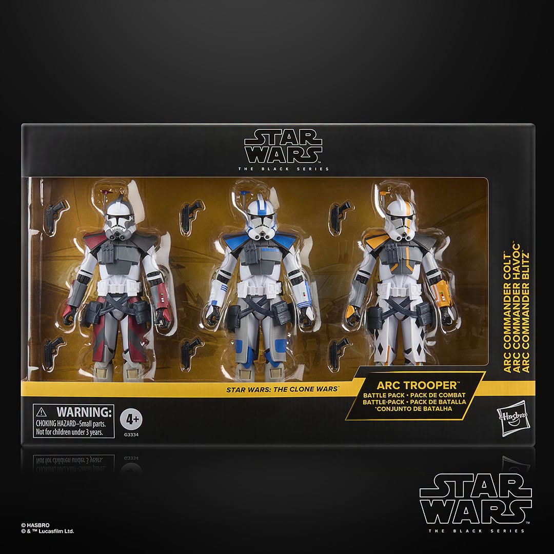 PRE-ORDER: Star Wars Black Series - The Clone Wars - Arc Trooper Battle Pack