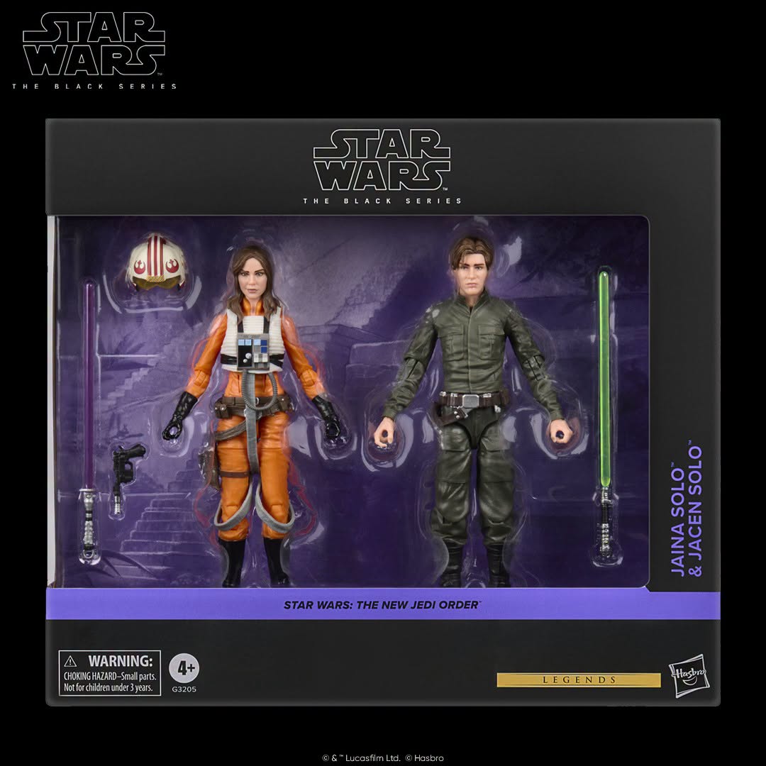 PRE-ORDER: Star Wars Black Series - The New Jedi Order - Jaina Solo & Jacen Solo