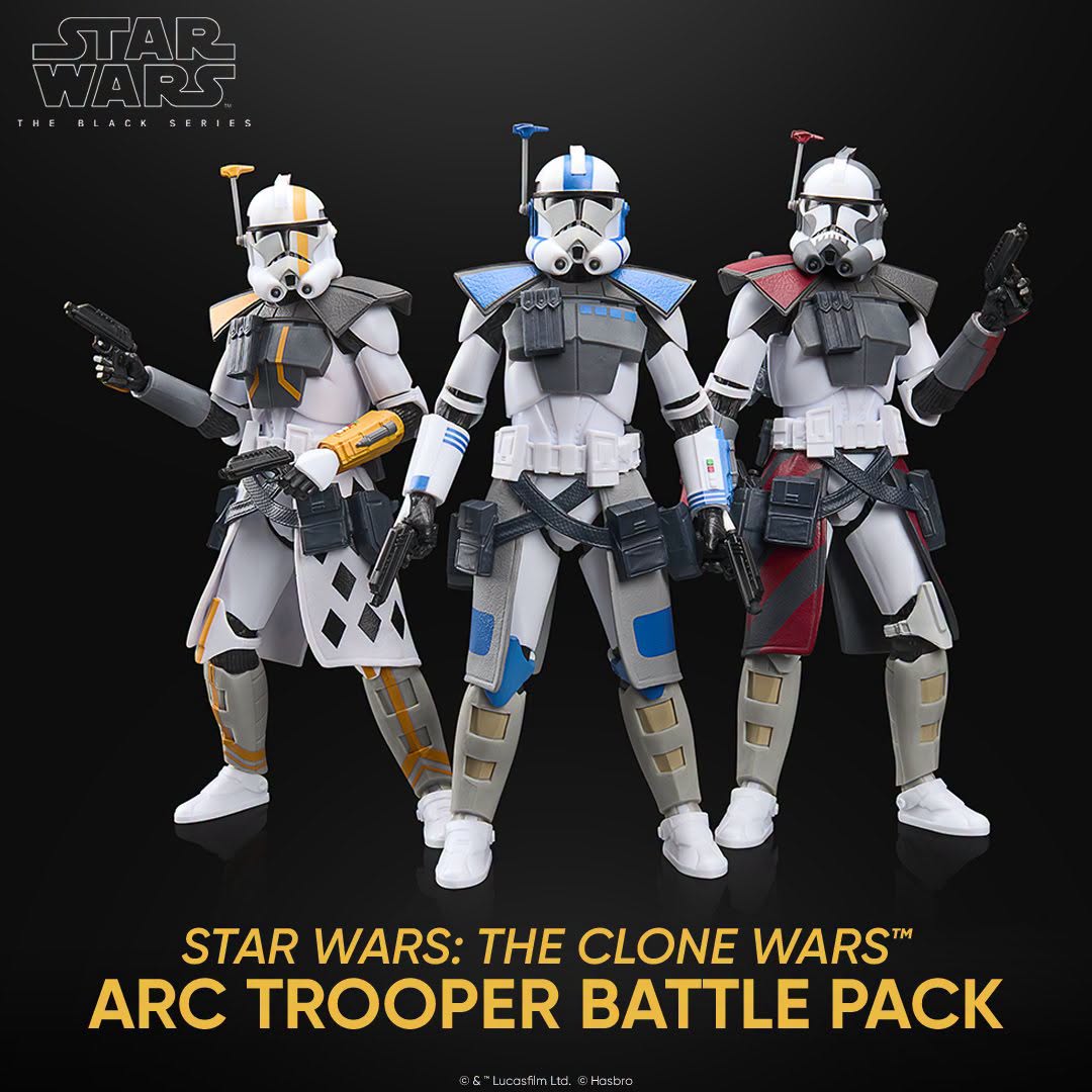PRE-ORDER: Star Wars Black Series - The Clone Wars - Arc Trooper Battle Pack