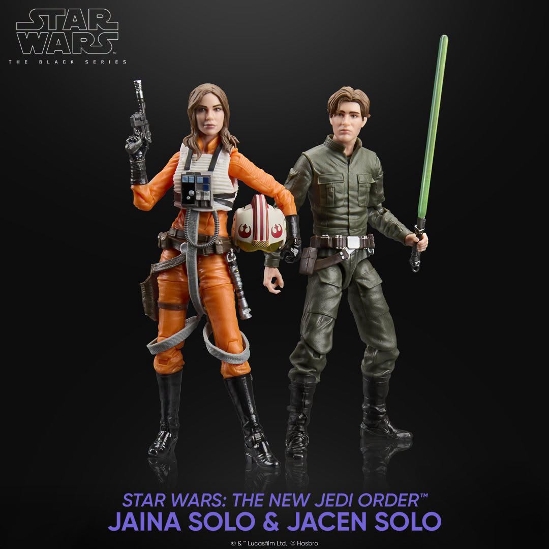 PRE-ORDER: Star Wars Black Series - The New Jedi Order - Jaina Solo & Jacen Solo