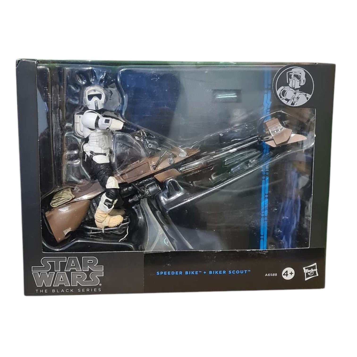 Star wars Black Series - Blue Line - Speeder Bike + Biker Scout