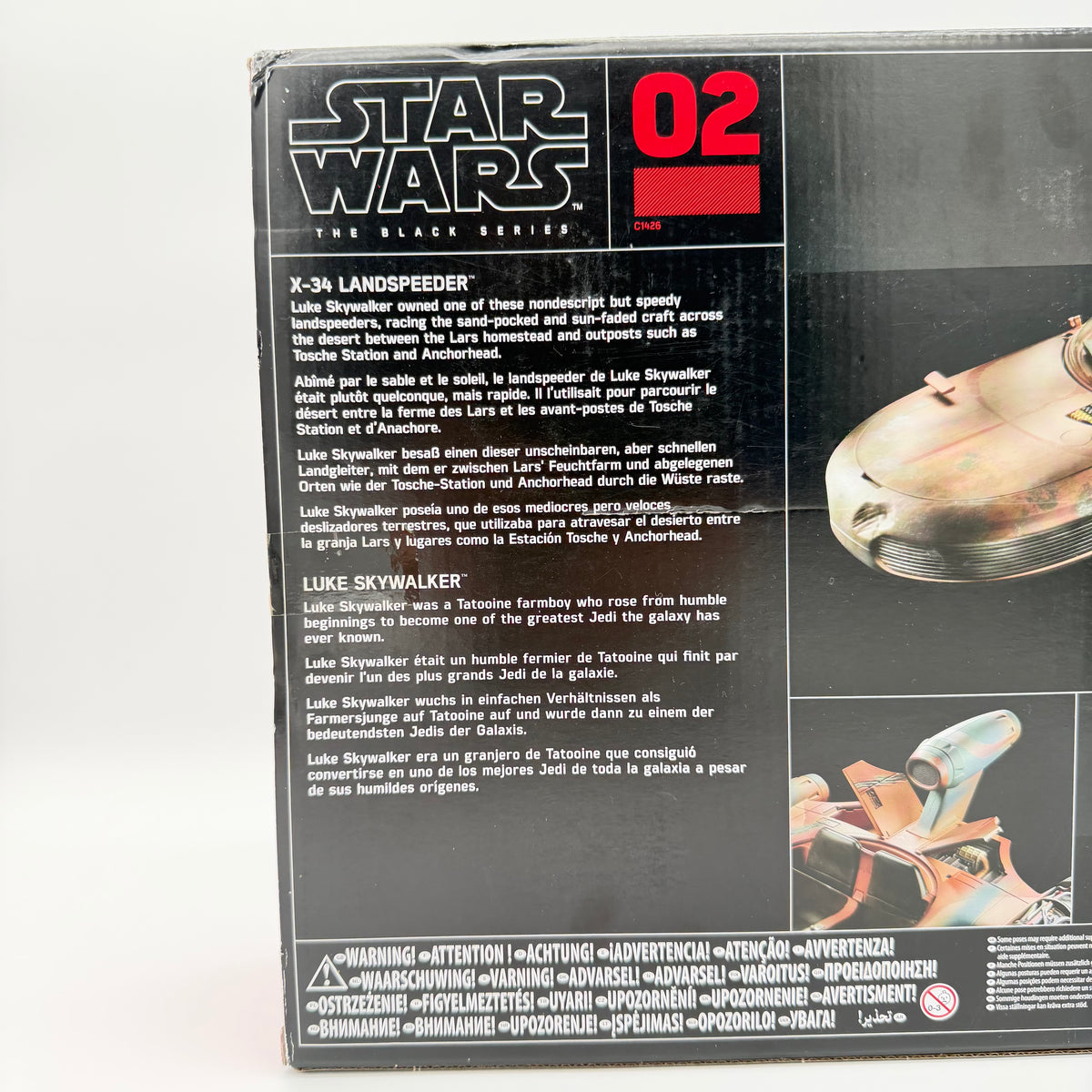 Star Wars Black Series Luke Skywalker X-34 Landspeeder – Star Wars Black Series