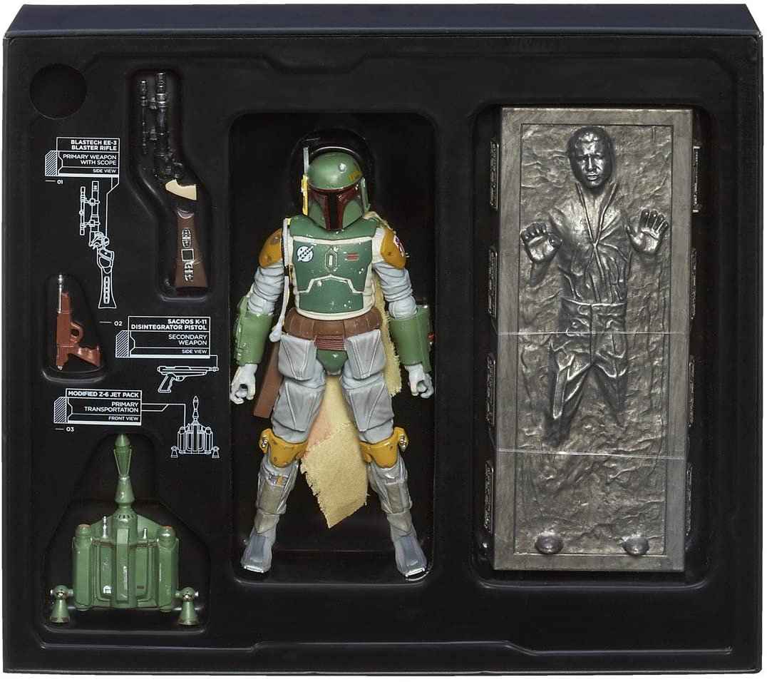 Star Wars Black Series - Boba Fett with Han Solo in Carbonite - SDCC Exclusive (inkl. Schutzblister)