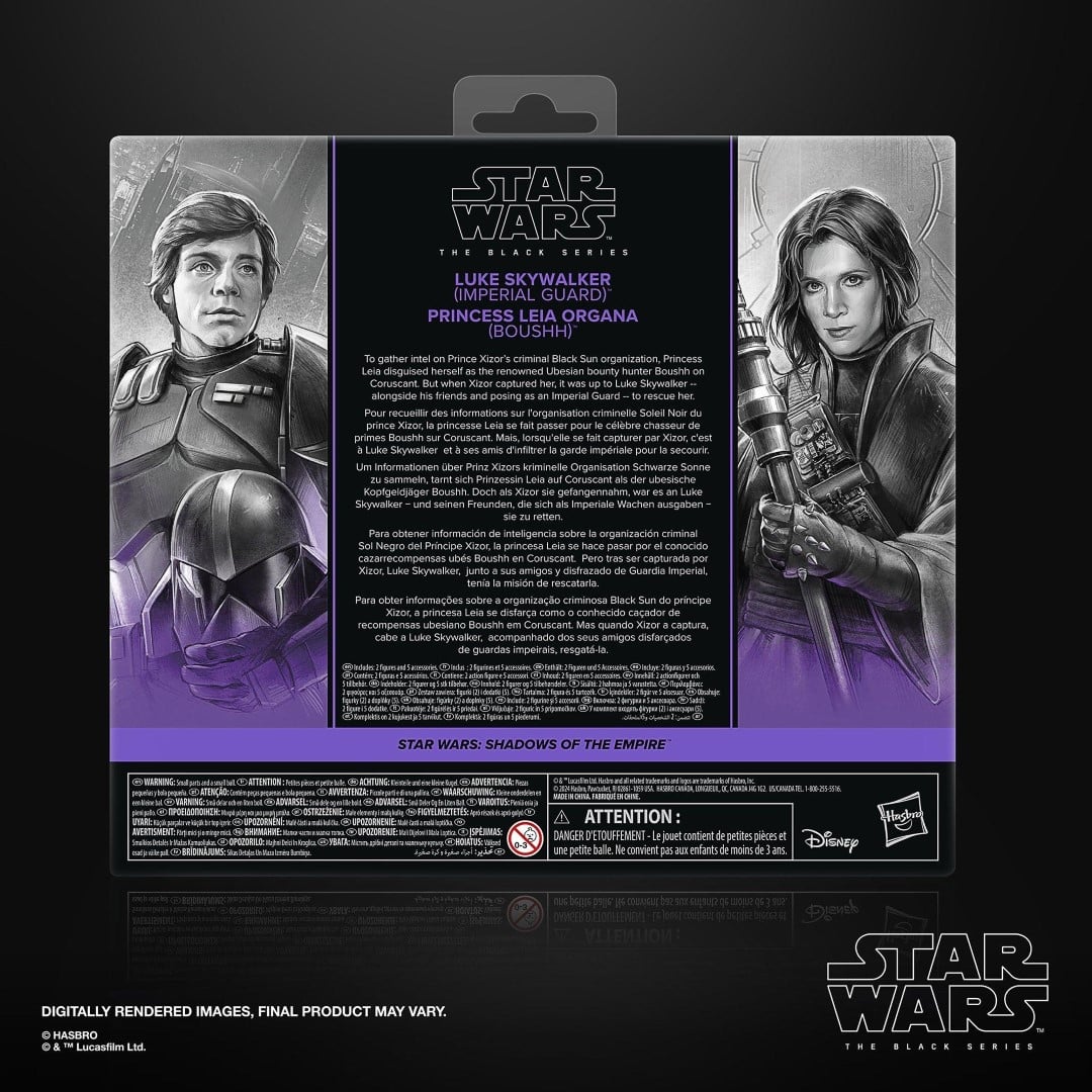 Star Wars Black Series - Shadows of the Empire - Luke Skywalker & Princess Leia Organa
