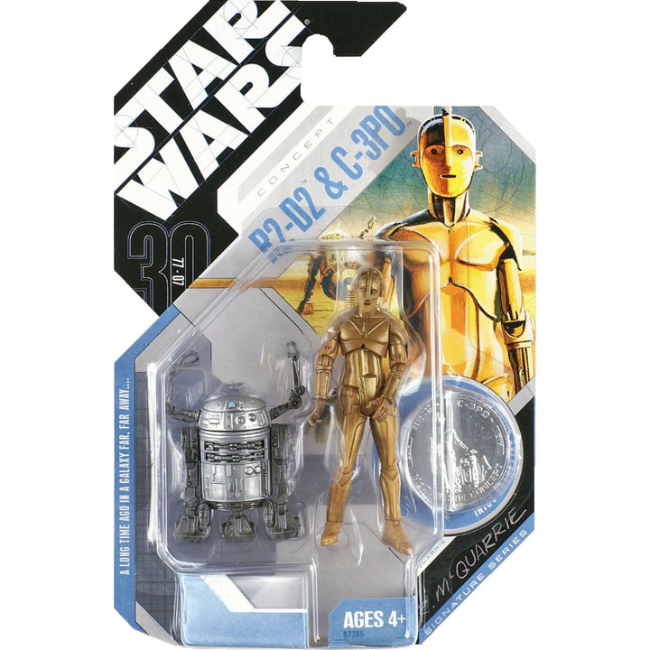 Star Wars Ralph McQuarrie Concept Series - 3-3PO / R2D2 2007 (10cm) im Schutzblister