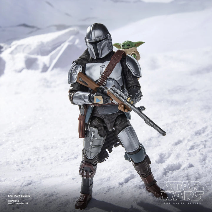 PreOrder - Star Wars THE MANDALORIAN - Mandalorian & Grogu – Actionfigur Black Series Deluxe, 15 cm