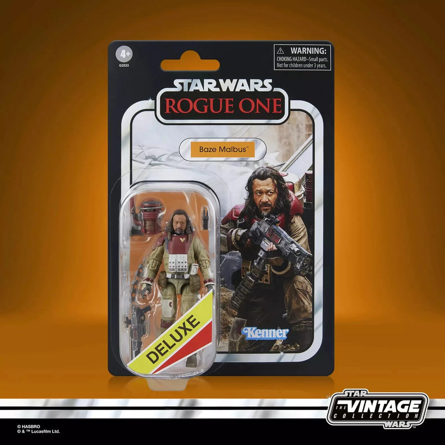 STAR WARS ROGUE ONE - Baze Malbus - Actionfigur Vintage Collection 10cm