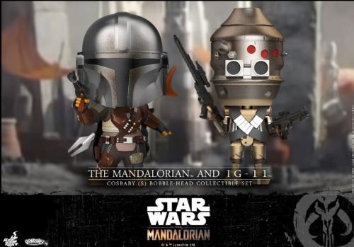 PRE-ORDER: Star Wars - Cosbaby - Wave 3 - Mandalorian & IG-11 Set