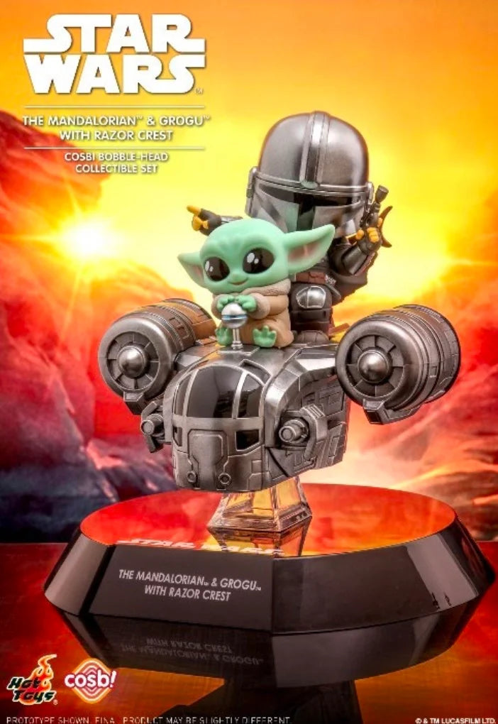 PRE-ORDER: Star Wars - Cosbaby - Wave 2 - Mandalorian & the Child with Razor Crest