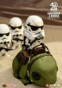 PRE-ORDER: STAR WARS - Cosbaby - Wave 5 - Sandtrooper & Dewback