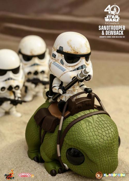 PRE-ORDER: Star Wars - Cosbaby - Wave 5 - Sandtrooper & Dewback