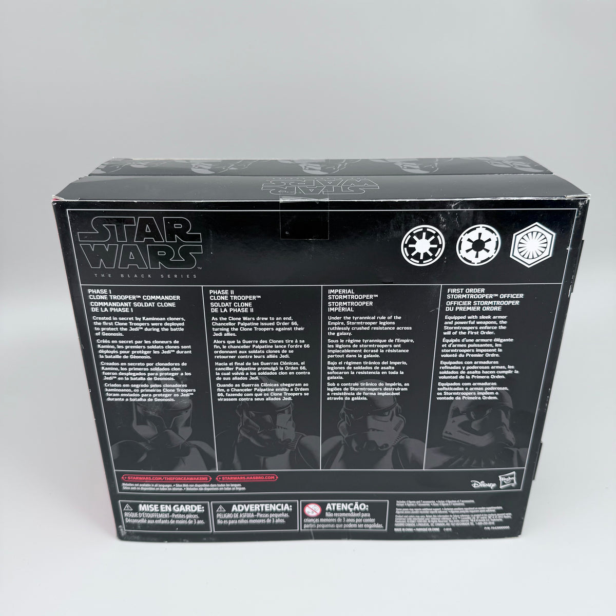 Trooper Evolution 4-Pack – Star Wars Black Series 6" Figuren Set
