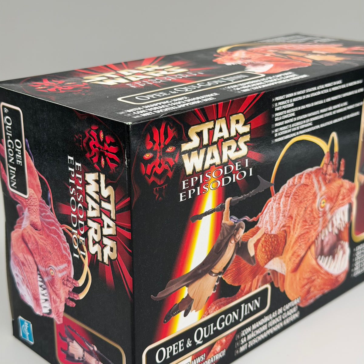 Star Wars Episode I – Opee Sea Killer & Qui-Gon Jinn Actionfiguren Set (1998) Vintage / Retro