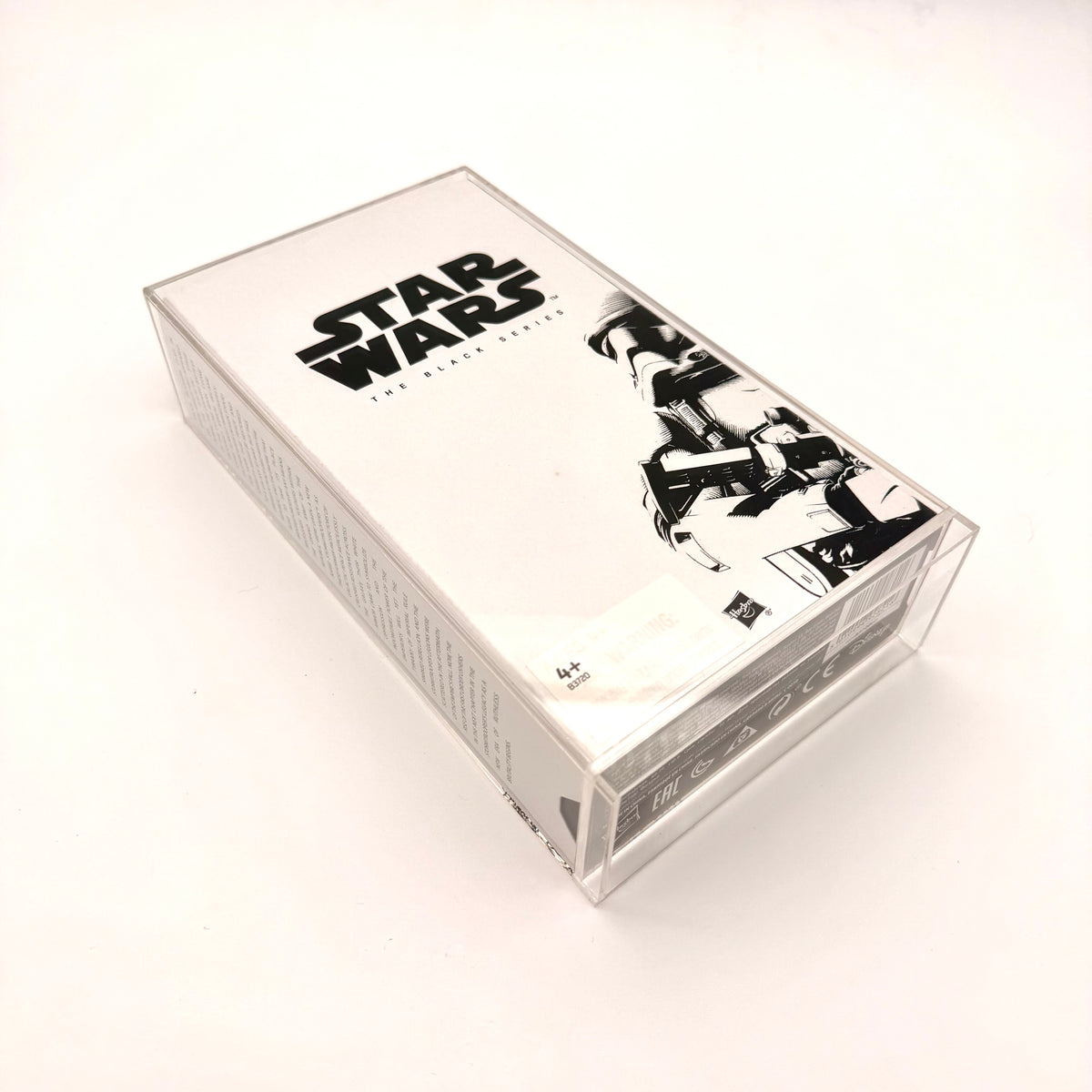 Star Wars The Black Series – First Order Stormtrooper (Red Line, SDCC Exclusive) – 6-Inch – Collector Zustand mit Acryl-Hartcase