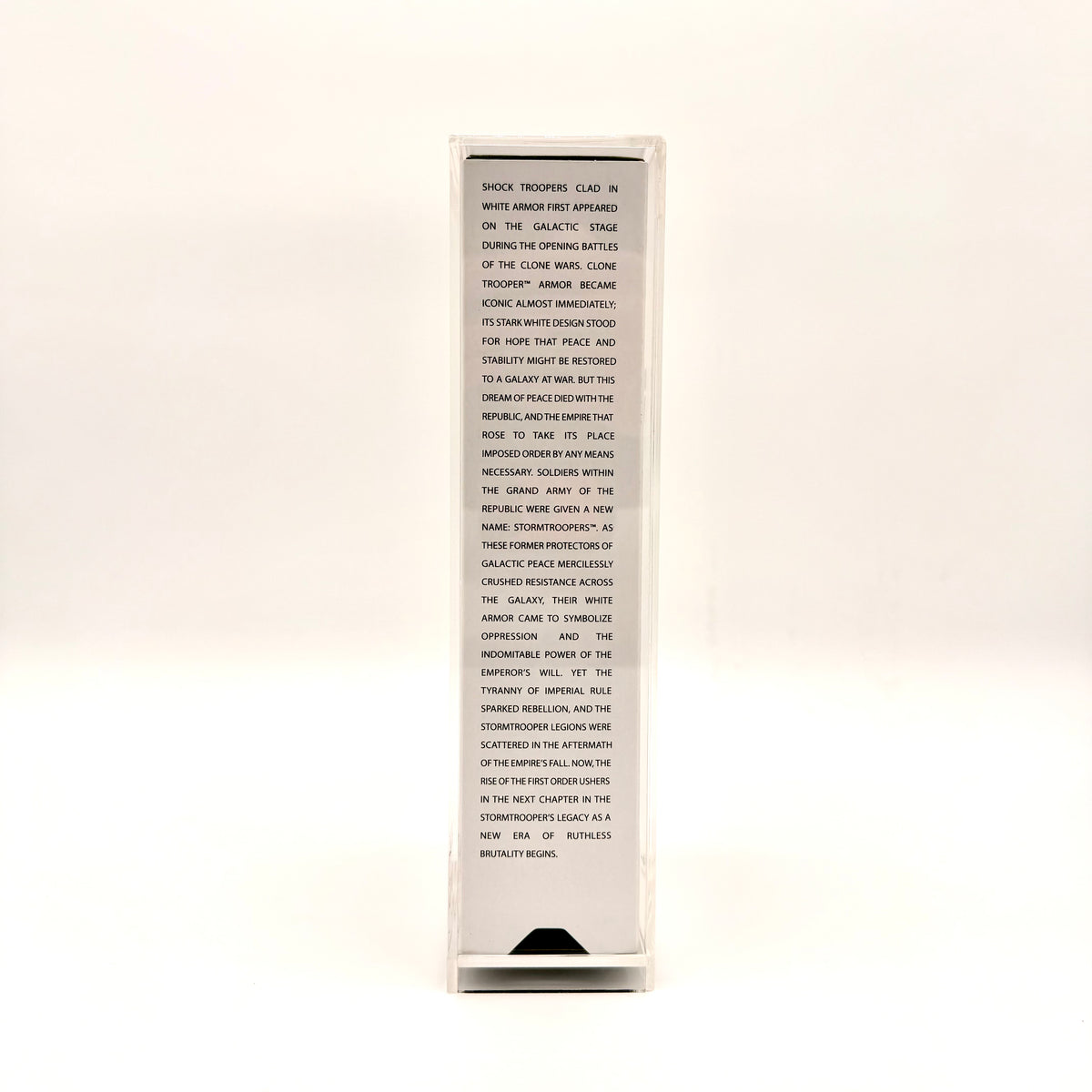 Star Wars The Black Series – First Order Stormtrooper (Red Line, SDCC Exclusive) – 6-Inch – Collector Zustand mit Acryl-Hartcase