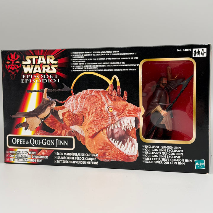 Star Wars Episode I – Opee Sea Killer & Qui-Gon Jinn Actionfiguren Set (1998) Vintage / Retro