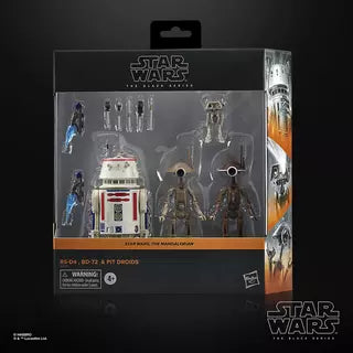 Star Wars The Mandalorian Nr. 46 – Black Series Actionfiguren R5-D4, BD-72 & Pit Droids (4-Pack) – 15 cm