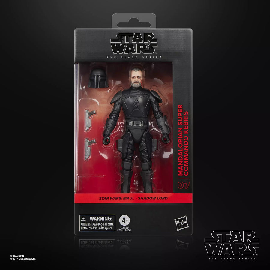 PRE-ORDER: Star Wars Black Series - Maul Shadow Lord - Mandalorian Super Commando Kebris