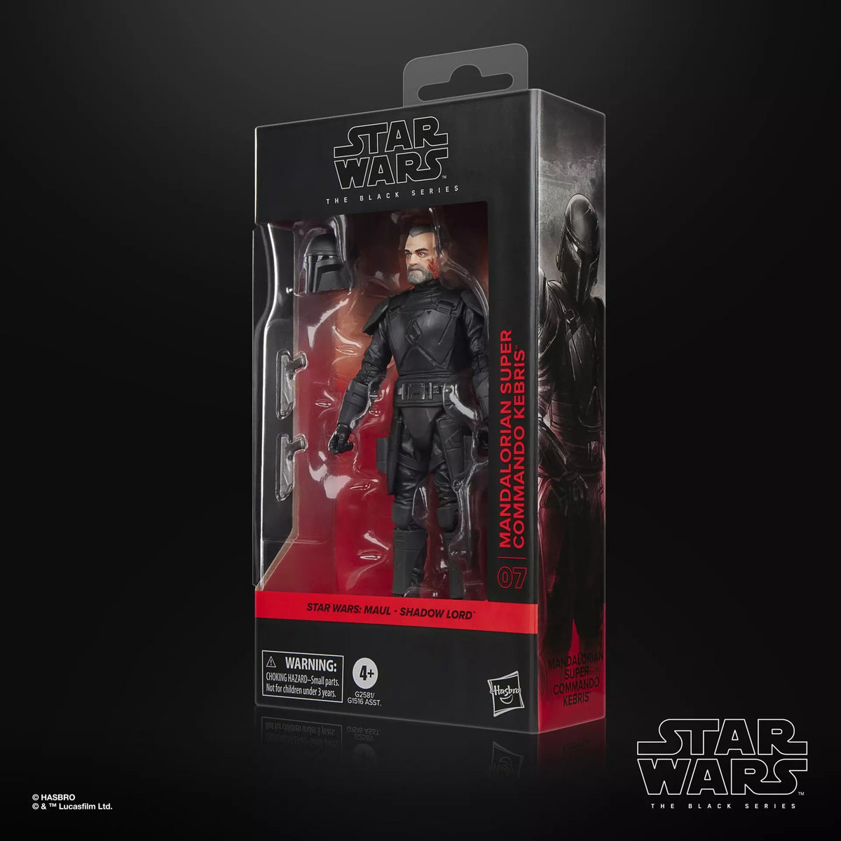 PRE-ORDER: Star Wars Black Series - Maul Shadow Lord - Mandalorian Super Commando Kebris