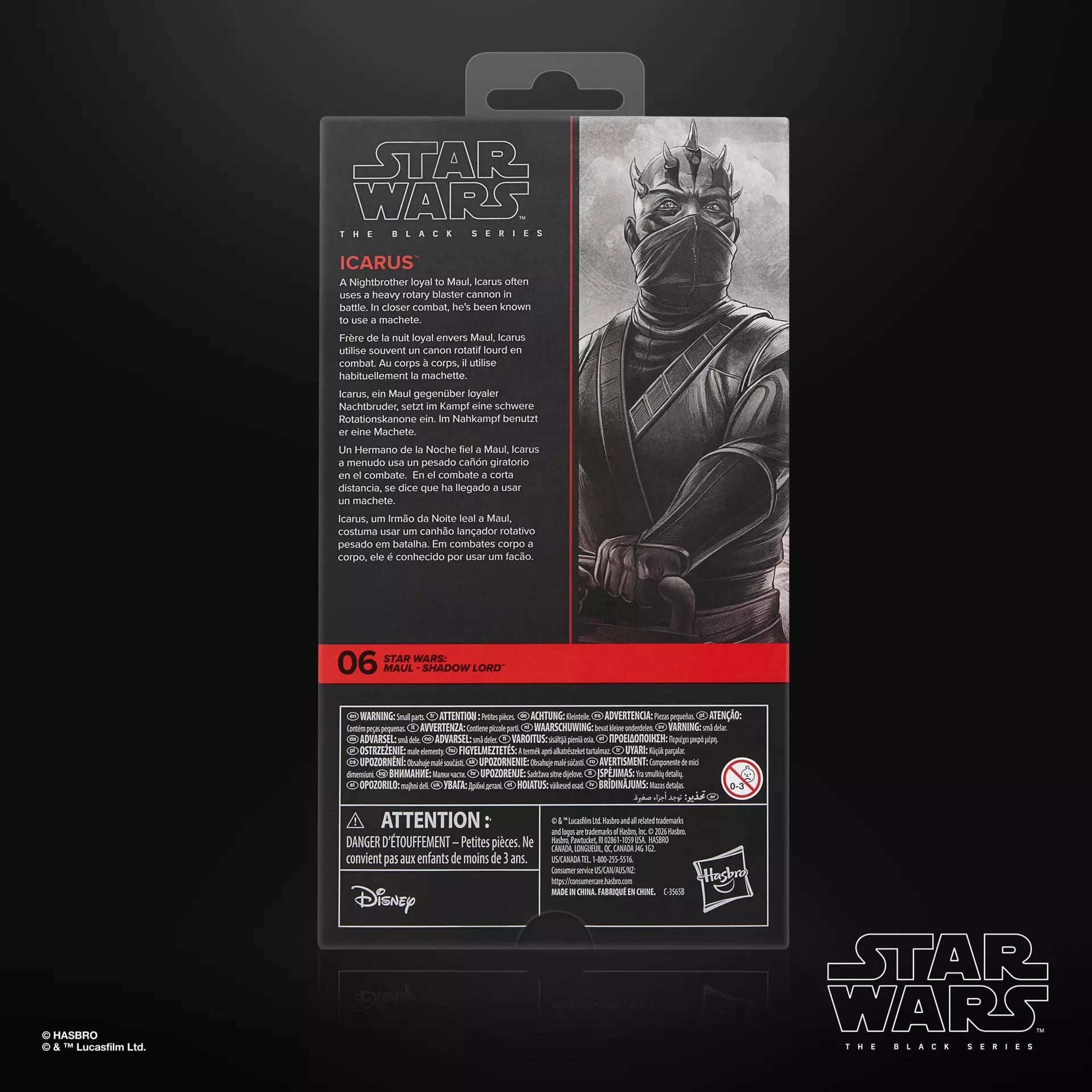 PRE-ORDER: Star Wars Black Series - Maul Shadow Lord - Icarus