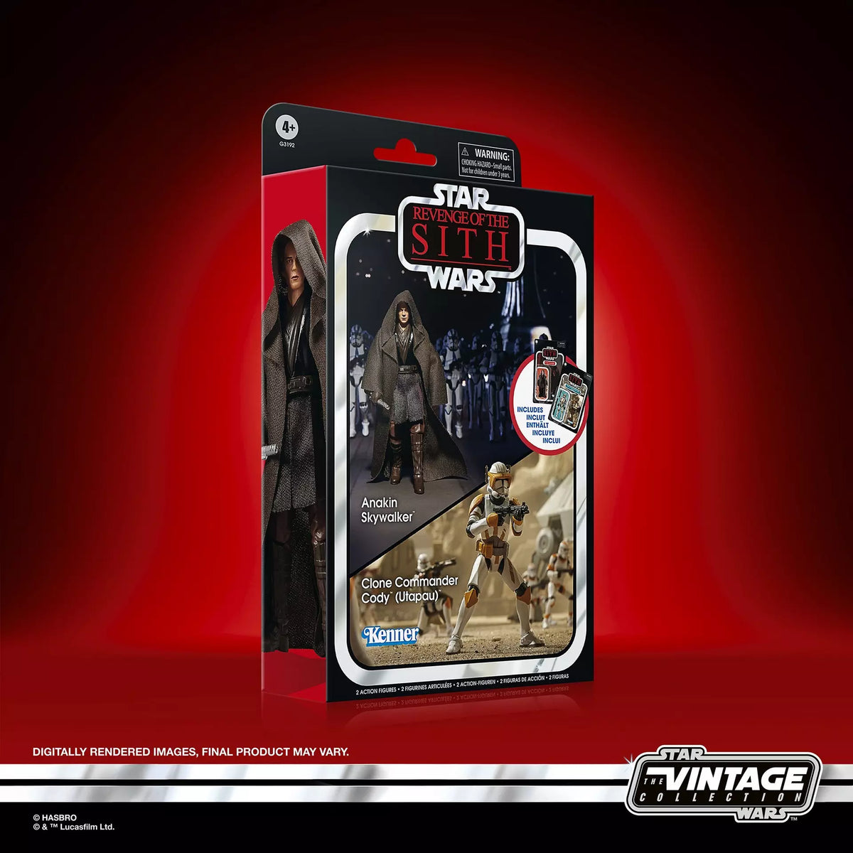 PRE-ORDER: Star Wars Vintage Collection - Revange of the Sith - Anakin Skywalker & Klon Commander Cody (Utapau)
