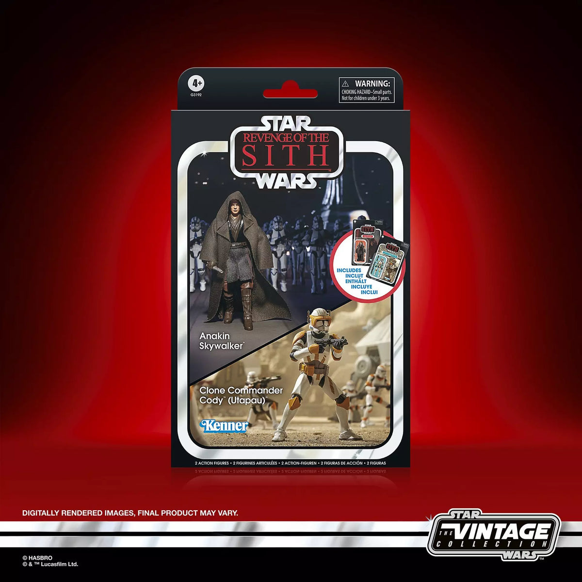 PRE-ORDER: Star Wars Vintage Collection - Revange of the Sith - Anakin Skywalker & Klon Commander Cody (Utapau)