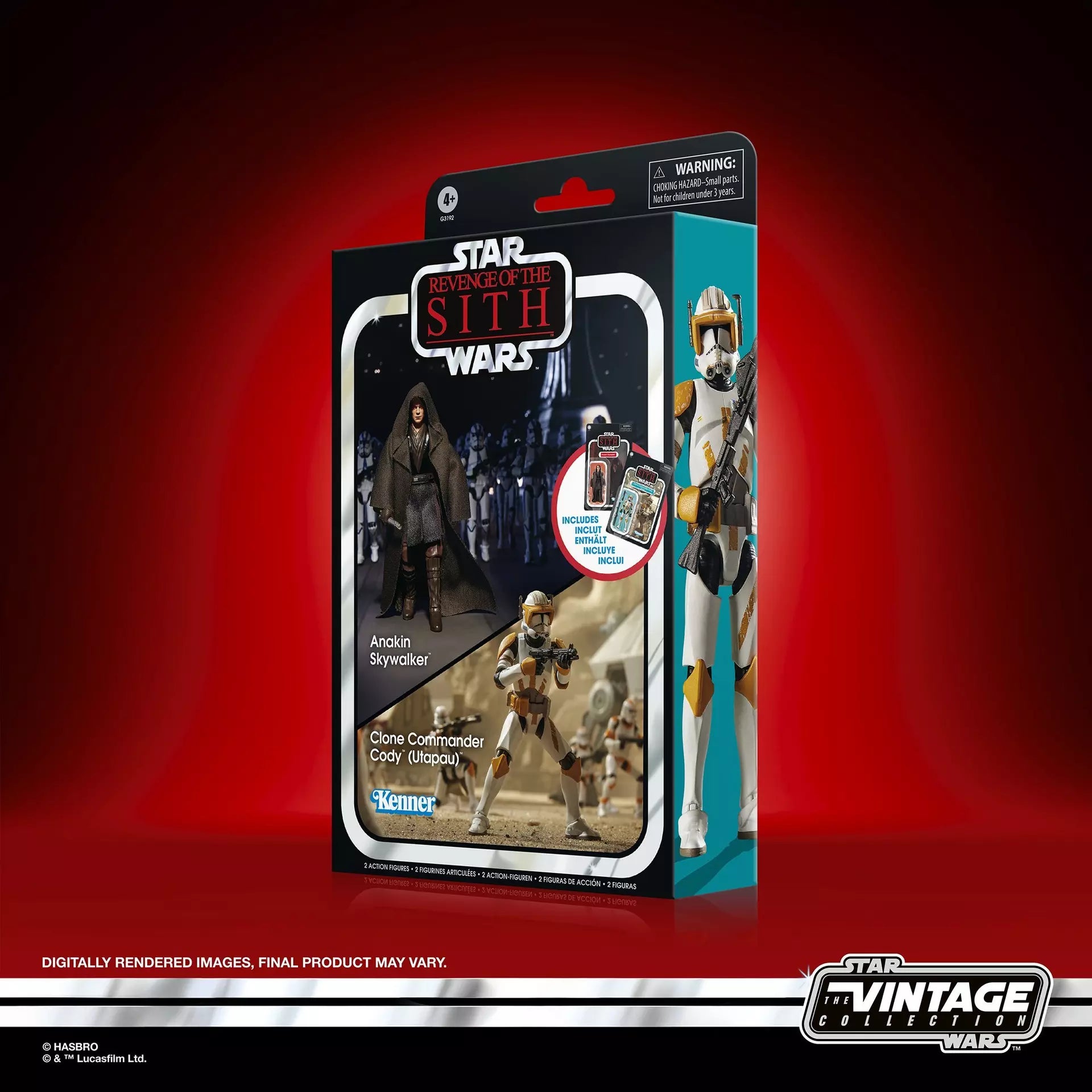 PRE-ORDER: Star Wars Vintage Collection - Revange of the Sith - Anakin Skywalker & Klon Commander Cody (Utapau)