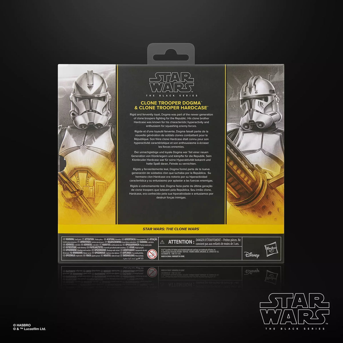 PRE-ORDER: Star Wars Black Series - The Clone Wars - Clone Trooper Dogma & Clone Trooper Hardcase