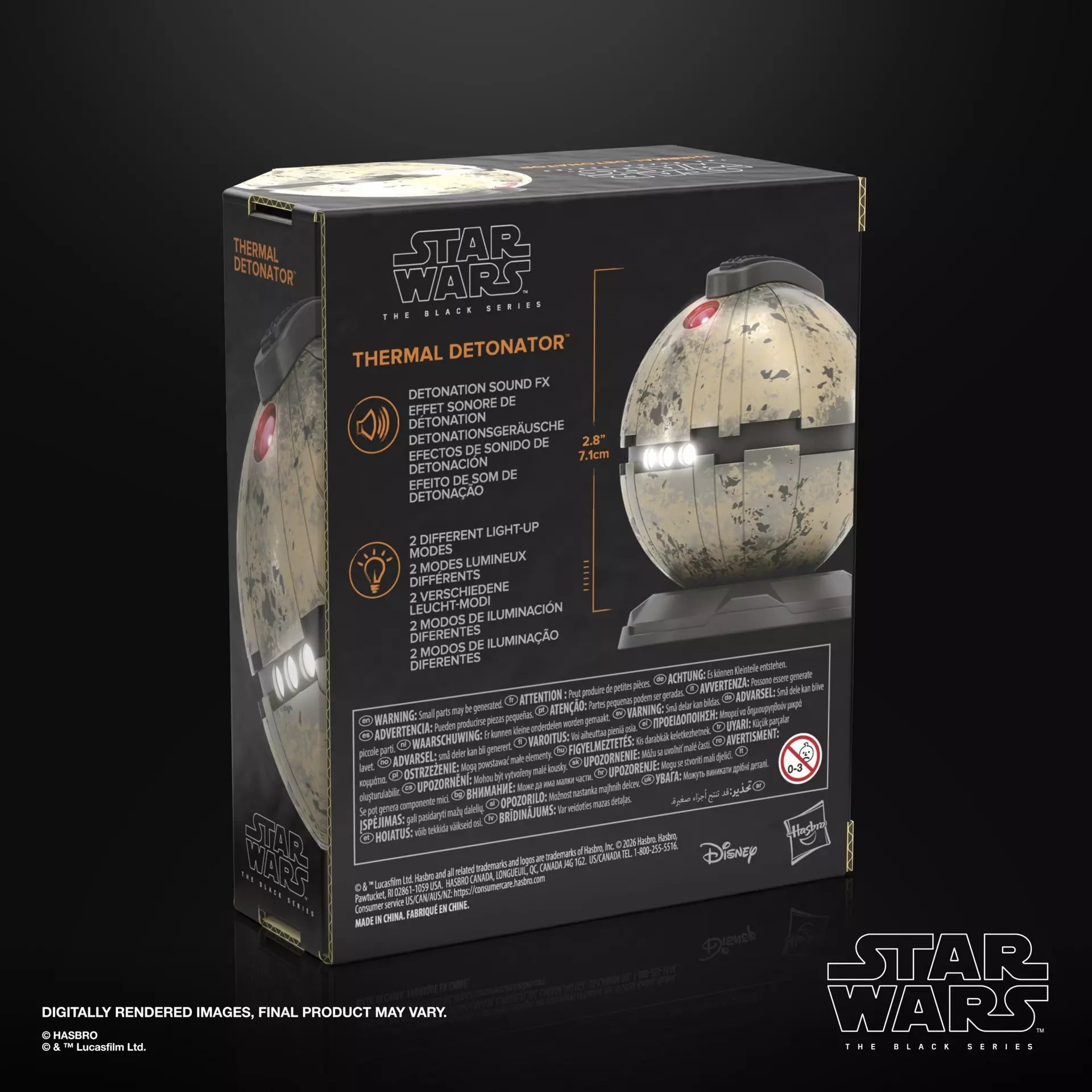 PRE-ORDER: Star Wars The Black Series elektronischer Thermaldetonator | Jedi World