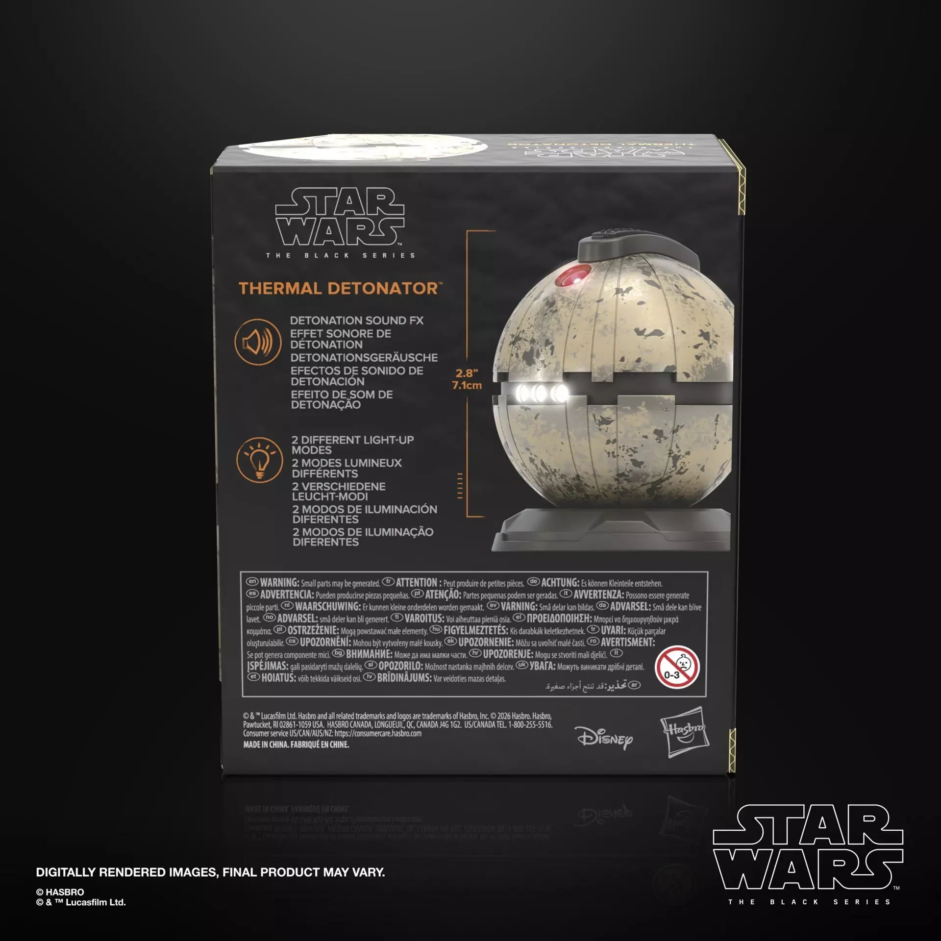 PRE-ORDER: Star Wars The Black Series elektronischer Thermaldetonator | Jedi World