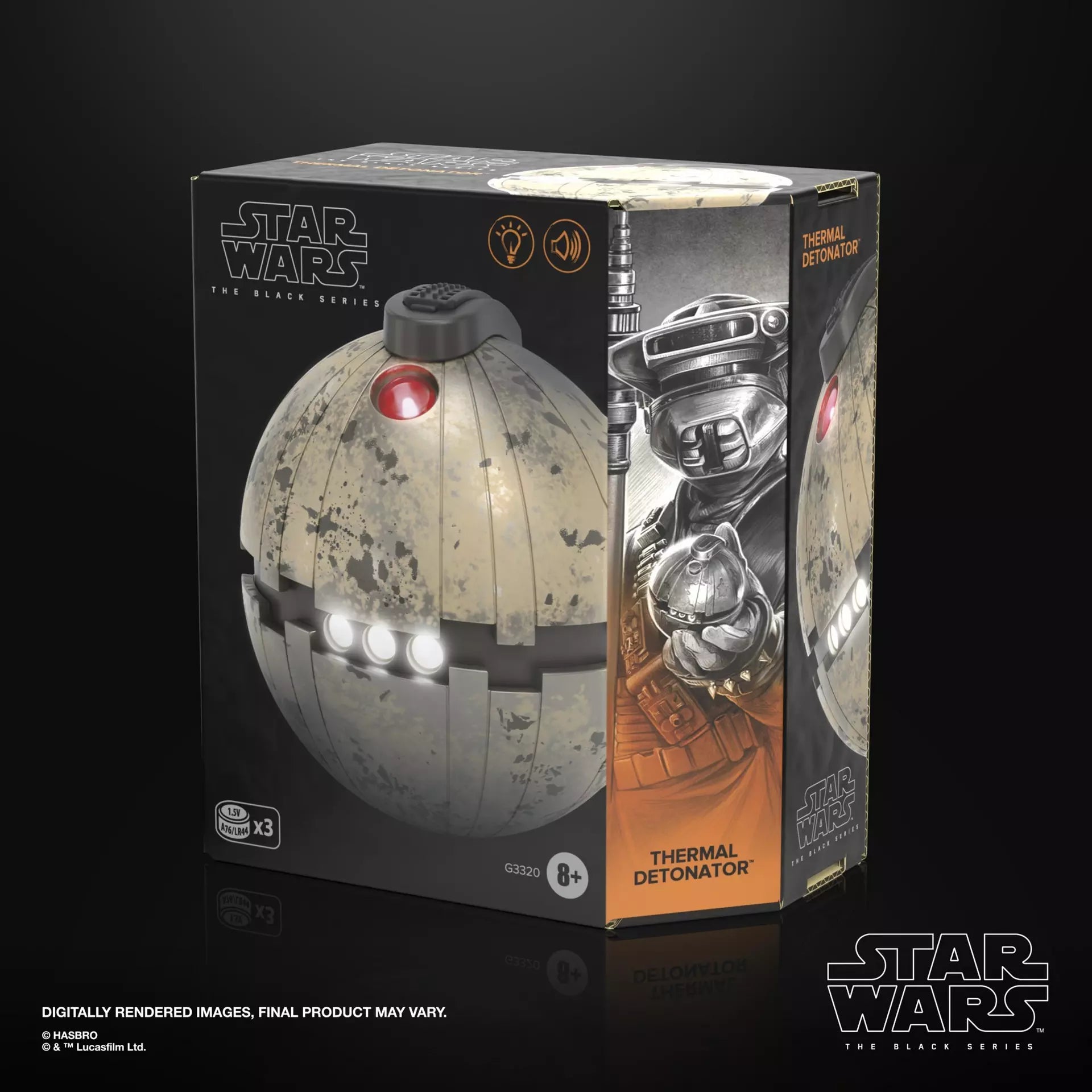PRE-ORDER: Star Wars The Black Series elektronischer Thermaldetonator | Jedi World