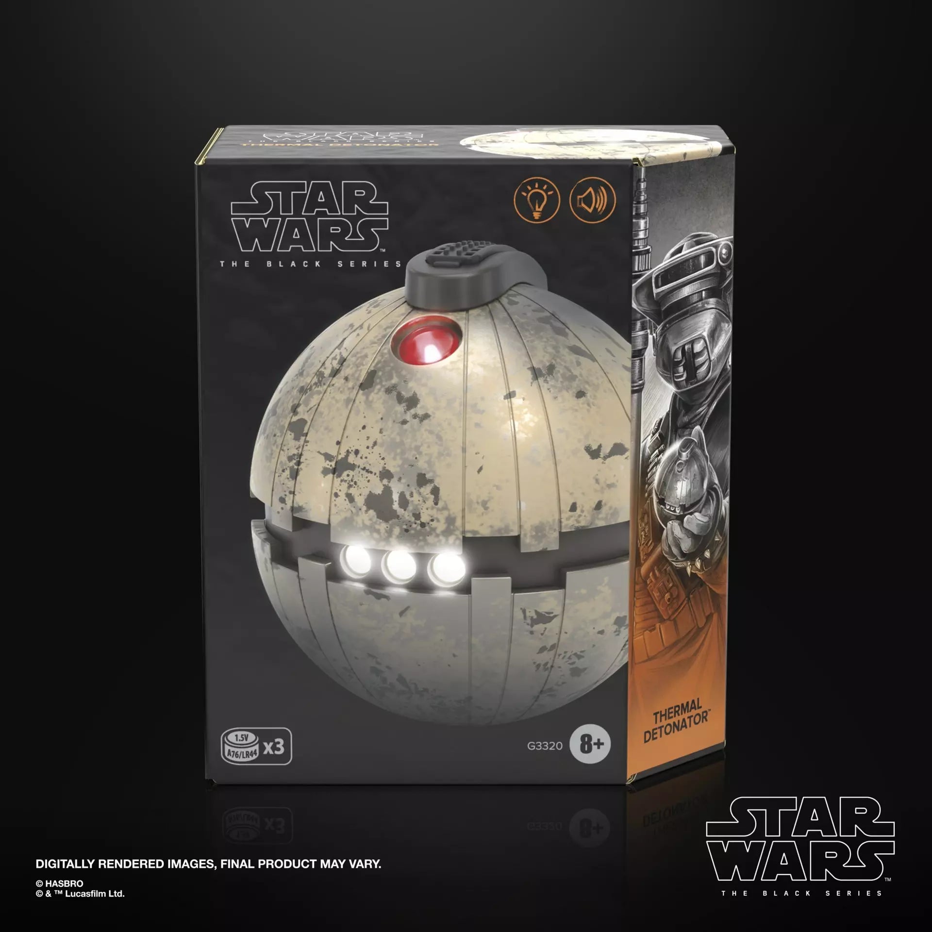 PRE-ORDER: Star Wars The Black Series elektronischer Thermaldetonator | Jedi World