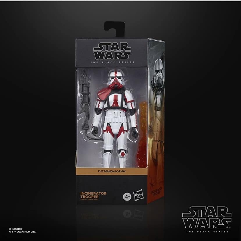 Star Wars The Mandalorian - Black Series Actionfigur Incinerator Trooper Nr. 3 - 15 cm