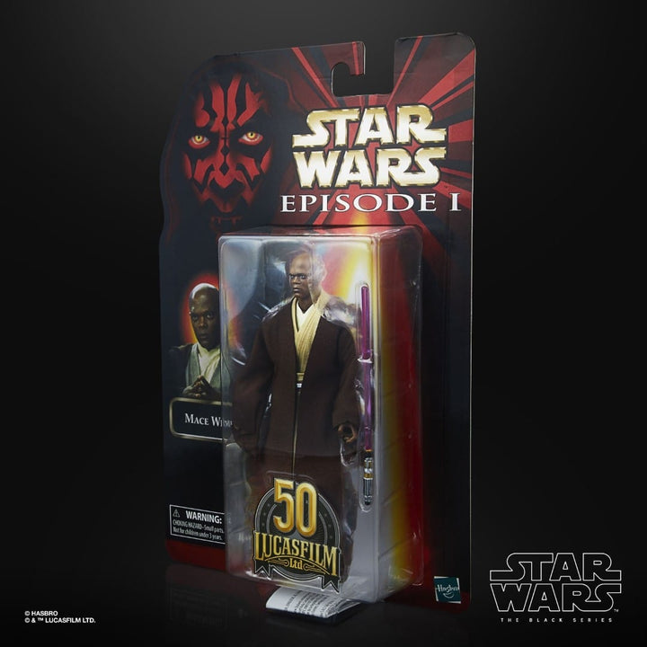 Mace Windu – Star Wars Black Series 6" Actionfigur (Lucasfilm 50th Anniversary)